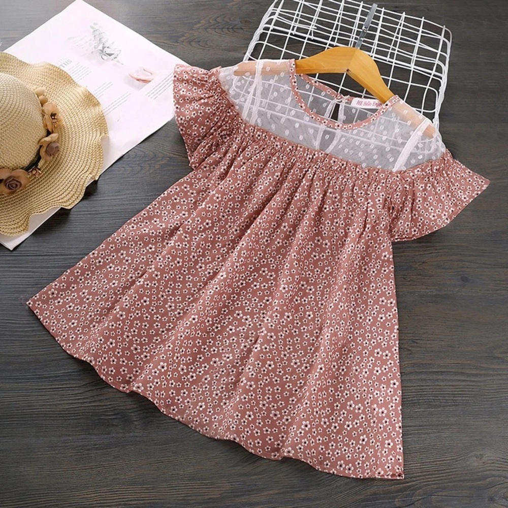 Pink Floral dress